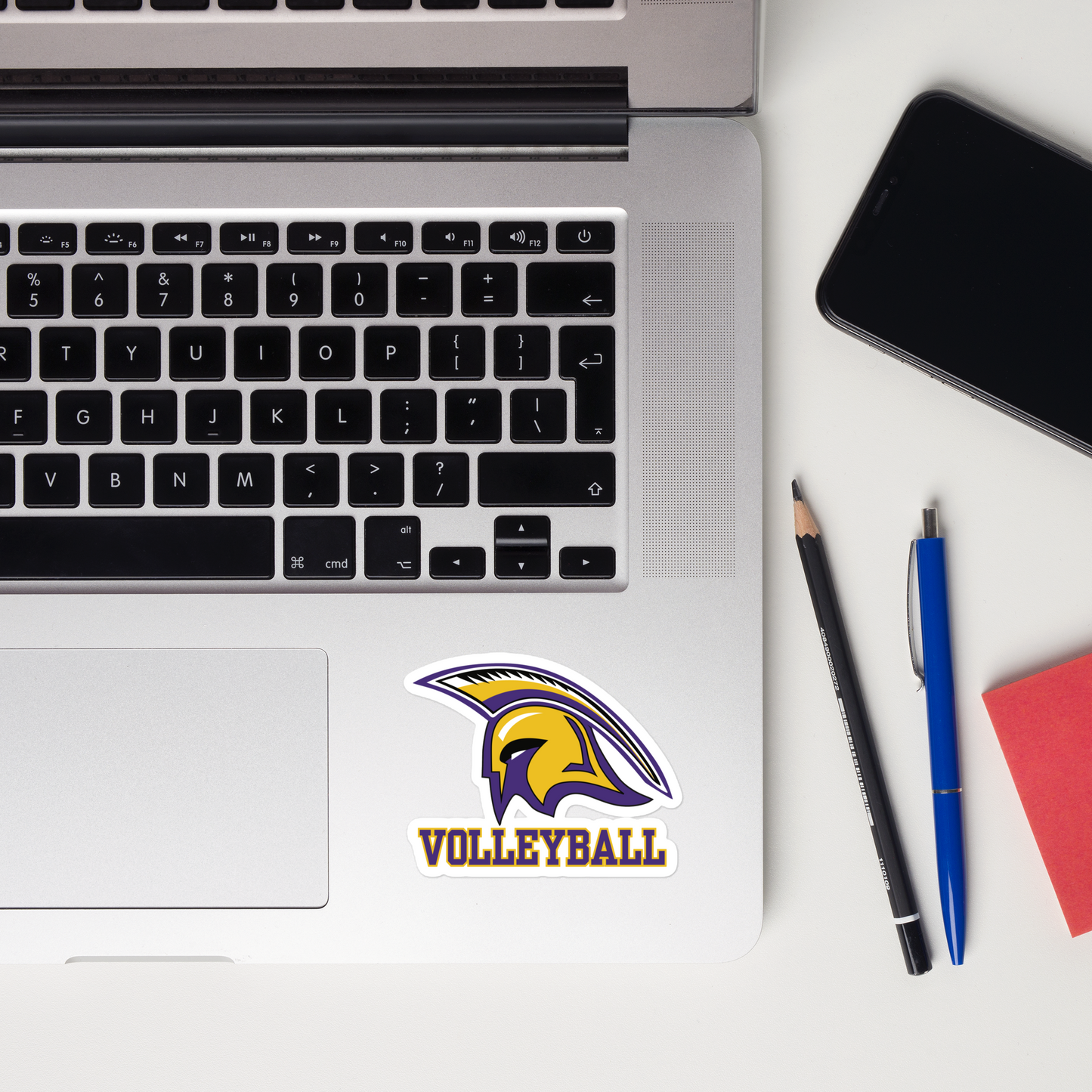 Spartan Volleyball Stickers - Bubble-Free - Stick Your Team Spirit Everywhere!