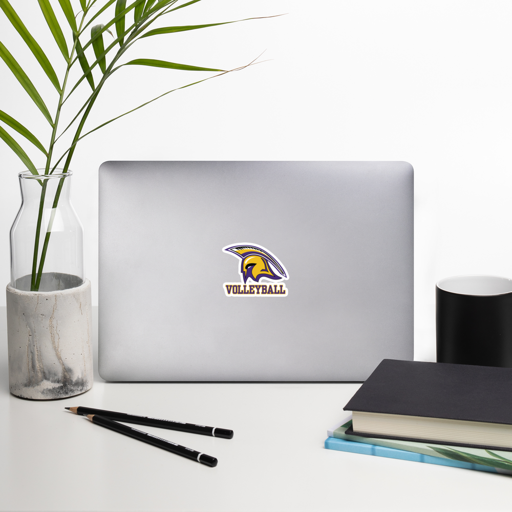 Spartan Volleyball Stickers - Bubble-Free - Stick Your Team Spirit Everywhere!
